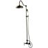 Kingston Brass 2-Handle 1-Spray Shower Claw Foot Tub Faucet with Hand Shower in Oil Rubbed Bronze (Valve Included)