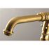 Kingston Brass Country Single-Handle Freestanding Claw Foot Tub Faucets with Hand Shower in Brushed Brass