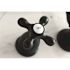 Kingston Brass Heritage 2-Handle Wall Mount Roman Tub Faucet in Matte Black