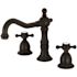 Kingston Brass Victorian 8 in. Widespread 2-Handle Bathroom Faucet in Matte Black