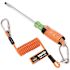 Ergodyne 5 lbs. Orange Standard Coiled Cable Lanyard Tool Lanyard