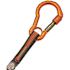 Ergodyne 5 lbs. Orange and Gray Standard Detachable Single Carabiner Tool Lanyard