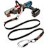 Ergodyne 40 lbs. Black Standard Dual Double-Locking Carabiner with Swivel Tool Lanyard