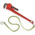 Ergodyne 15 lbs. Lime Stainless Standard Dual Carabiner Tool Lanyard