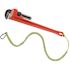 Ergodyne 15 lbs. Lime Stainless Standard Single Carabiner Tool Lanyard
