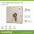 Symmons Duro 1-Handle Wall-Mounted Valve Trim Kit in Satin Nickel with Volume Control (Valve not Included)