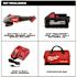 Milwaukee M18 FUEL 18V Lithium-Ion Brushless Cordless 4-1/2 in./6 in. Grinder with Paddle Switch Kit and Two 6.0 Ah Battery