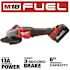 Milwaukee M18 FUEL 18V Lithium-Ion Brushless Cordless 4-1/2 in./6 in. Grinder with Paddle Switch Kit and Two 6.0 Ah Battery