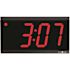 Pyramid Time Systems 4 in. Red LED Numeral Hour/Minute Digital Wall Clock