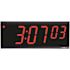 Pyramid Time Systems 4 in. Multi-Colred RF Wireless Synchronized LED Digit Hour/Min/Sec Digital Clock