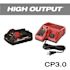 Milwaukee M18 18-Volt Lithium-Ion HIGH OUTPUT Starter Kit with One 3.0Ah Battery and Charger