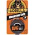 Gorilla 1 in. x 1.67 yds. Black Heavy Duty Mounting Tape (6-Pack)