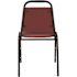 National Public Seating 9100 Series Pleasant Burgundy Vinyl Upholstered Banquet Chair (4-Pack)