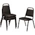 National Public Seating 9100 Series Panther Black Vinyl Upholstered Banquet Chair (4-Pack)