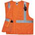 Ergodyne GLoWEAR Class 2 2XL/3XL Orange Hi-Vis Type R Econo Breakaway Mesh Vest