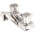Sayco Classic Series 4 in. Centerset 2-Handle Bathroom Faucet with Pop-Up Drain Assembly Included in Chrome