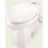 Gerber Plumbing Ultra Flush Pressure Assisted 1.0/1.28/1.6 GPF Back-Outlet Elongated Toilet Bowl Only in White