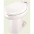Gerber Plumbing Ultra Flush Pressure Assisted 1.0/1.28/1.6 GPF ADA Elongated Toilet Bowl Only in White