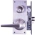 TownSteel Ligature Resistant Satin Stainless Steel Mortise Lock Escutcheon Lever Trim