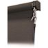 SeaSun Moonstone Dark Brown Cordless Outdoor Patio Roller Shade 48 in. W x 96 in. L