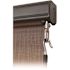 SeaSun Sea Cliff Light and Dark Brown Cordless Outdoor Patio Roller Shade with Valance 84 in. W x 96 in. L