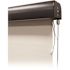 SeaSun Redondo Cream Motorized Outdoor Patio Roller Shade with Valance 72 in. W x 96 in. L