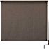 SeaSun Tide Pool Grey and Black Cordless Outdoor Patio Roller Shade 96 in. W x 96 in. L