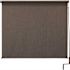 SeaSun Tide Pool Grey and Black Cordless Outdoor Patio Roller Shade 48 in. W x 96 in. L