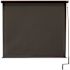 SeaSun Moonstone Dark Brown Cordless Outdoor Patio Roller Shade 120 in. W x 96 in. L