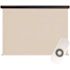 SeaSun Redondo Cream Motorized Outdoor Patio Roller Shade with Valance 120 in. W x 96 in. L