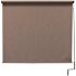 SeaSun Sea Cliff Light and Dark Brown Cordless Outdoor Patio Roller Shade 72 in. W x 96 in. L
