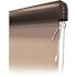 SeaSun Coronado Tan Motorized Outdoor Patio Roller Shade with Valance 48 in. W x 96 in. L