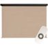 SeaSun Coronado Tan Motorized Outdoor Patio Roller Shade with Valance 48 in. W x 96 in. L