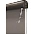 SeaSun Morro Bay Grey Motorized Outdoor Patio Roller Shade with Valance 72 in. W x 96 in. L
