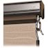 SeaSun Coronado Tan Cordless Outdoor Patio Roller Shade with Valance 84 in. W x 96 in. L
