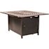 Fire Sense Meerin 48 in. x 24 in. Rectangle Aluminum LPG Fire Pit Table in Antique Bronze