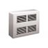King Electric SL Surface Mounted 2250-Watt 7677 BTU Electric Wall Heater 240-Volt, White