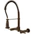 Kingston Brass Concord 2-Handle Wall-Mount Pull-Down Sprayer Kitchen Faucet in Oil Rubbed Bronze