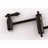 Kingston Brass Heirloom Wall-Mounted Pot Filler Lever Handle in Matte Black