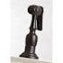Kingston Brass Restoration 2-Handle Bridge Kitchen Faucet with Side Sprayer in Matte Black