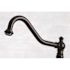Kingston Brass Restoration 2-Handle Bridge Kitchen Faucet with Side Sprayer in Matte Black