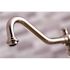 Kingston Brass Restoration 2-Handle Bridge Kitchen Faucet with Side Sprayer in Brushed Nickel