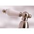 Kingston Brass Restoration 2-Handle Bridge Kitchen Faucet with Side Sprayer in Brushed Nickel