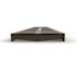 U.S. TRENCH DRAIN Compact Series Black Replacement Grate to suit 5.4 in. W x 3.2 in. D x 39.4 in. L Trench and Channel Drain