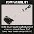 Makita Bristle Brush Attachment for Couple Shaft