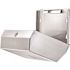 Alpine Industries Stainless Steel Brushed C-Fold/Multi-Fold Paper Towel Dispenser