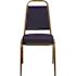 Carnegy Avenue Fabric Stackable Chair in Navy Blue