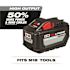 Milwaukee M18 FUEL 18V 7-1/4 in. Lithium-Ion Cordless Rear Handle Circular Saw Kit with 12.0 Ah Battery and Rapid Charger