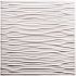 GENESIS 23.75in. x 23.75in. Drifts Lay In Vinyl White Ceiling Tile (Case of 12)