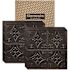 GENESIS 2 ft. x 2 ft. Antique Lay In Vinyl Black Ceiling Tile Panel (Case of 12)